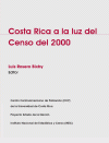 Costa Rica a la Luz del Censo del 2000