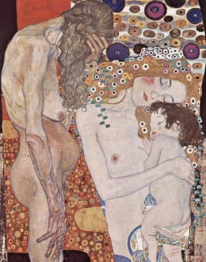 "Tres Edades de la mujer" (G. Klimt) Galleria Nazionale d'Arte Moderna, Roma.